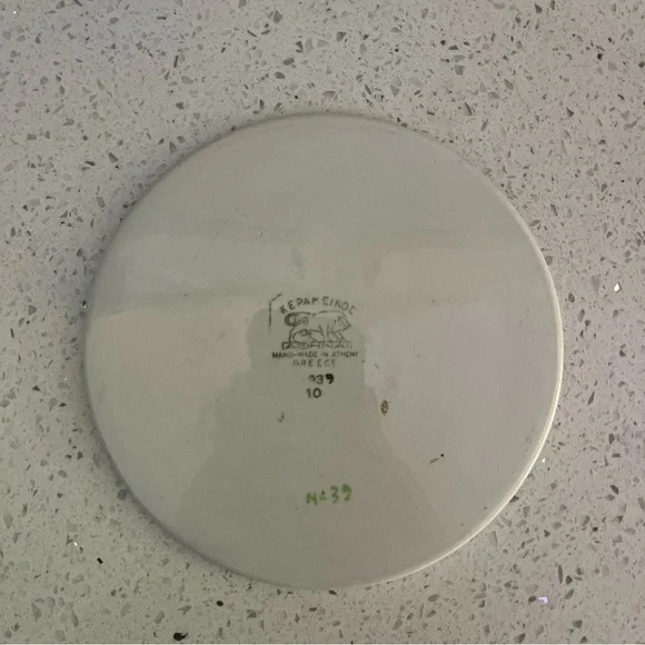 Kepameikoe AOHNAl Greek
Ceramic Glazed Greek
Sailing Ship 1939
Handpainted - Picture 2 of 4